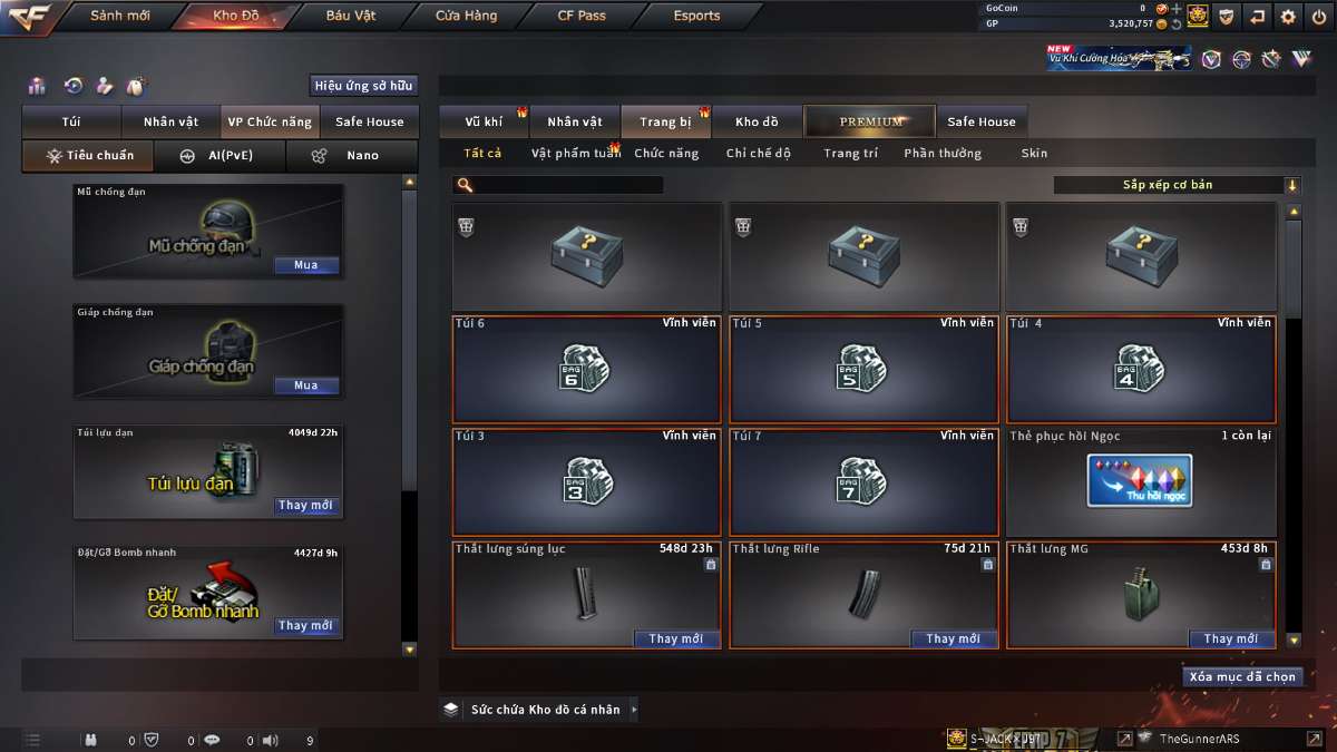 shop acc cf uy tin gia re